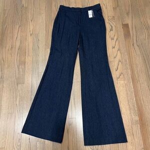 Brand new! Express Flare Trousers, Navy Blue, Size 8L, Tags on.